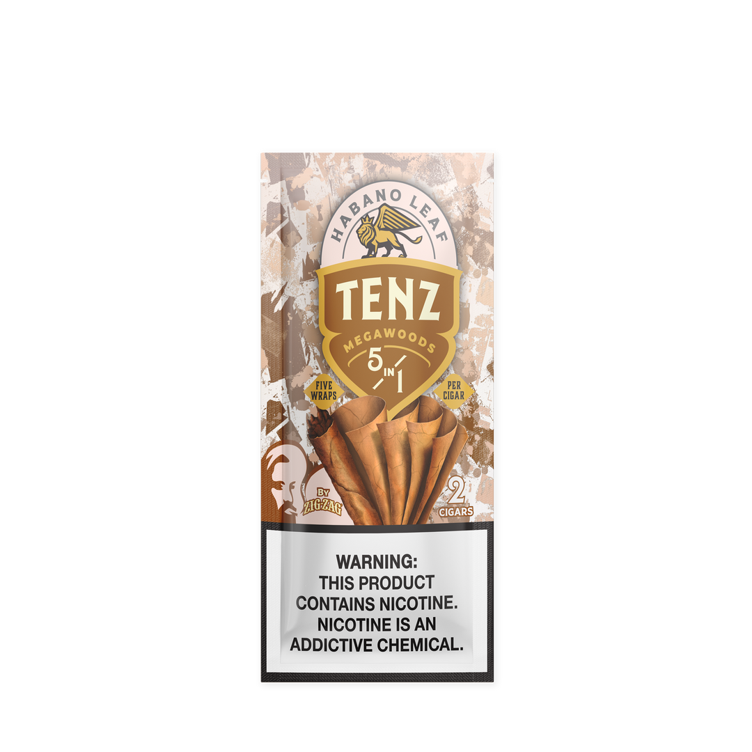Zig-Zag Tenz Natural Leaf Cigars - Habano Leaf