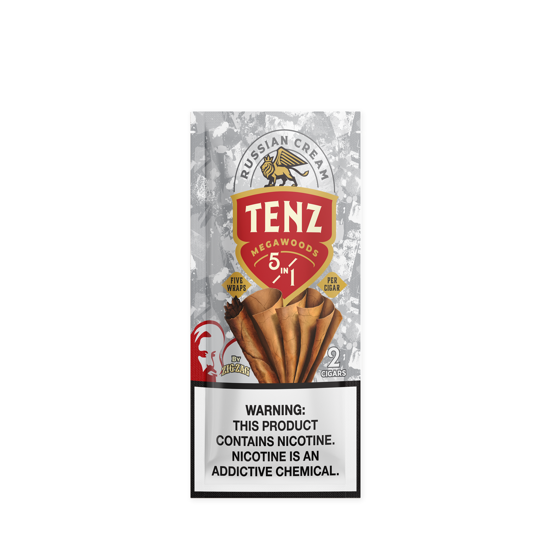 Zig-Zag Tenz Natural Leaf Cigars - Russian Cream