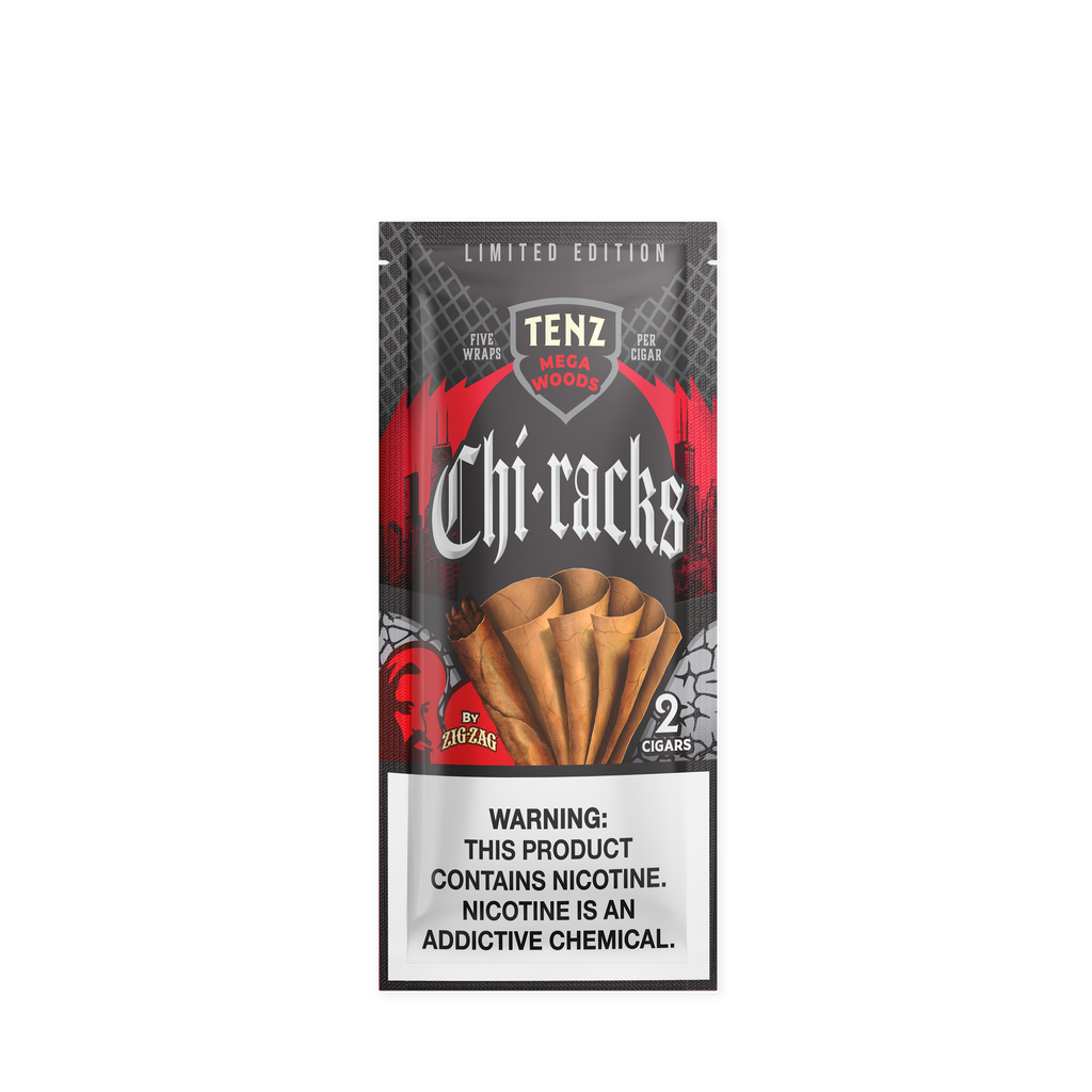 Zig-Zag Tenz Natural Leaf Cigars - Chi-Racks – Zig-Zag Wraps